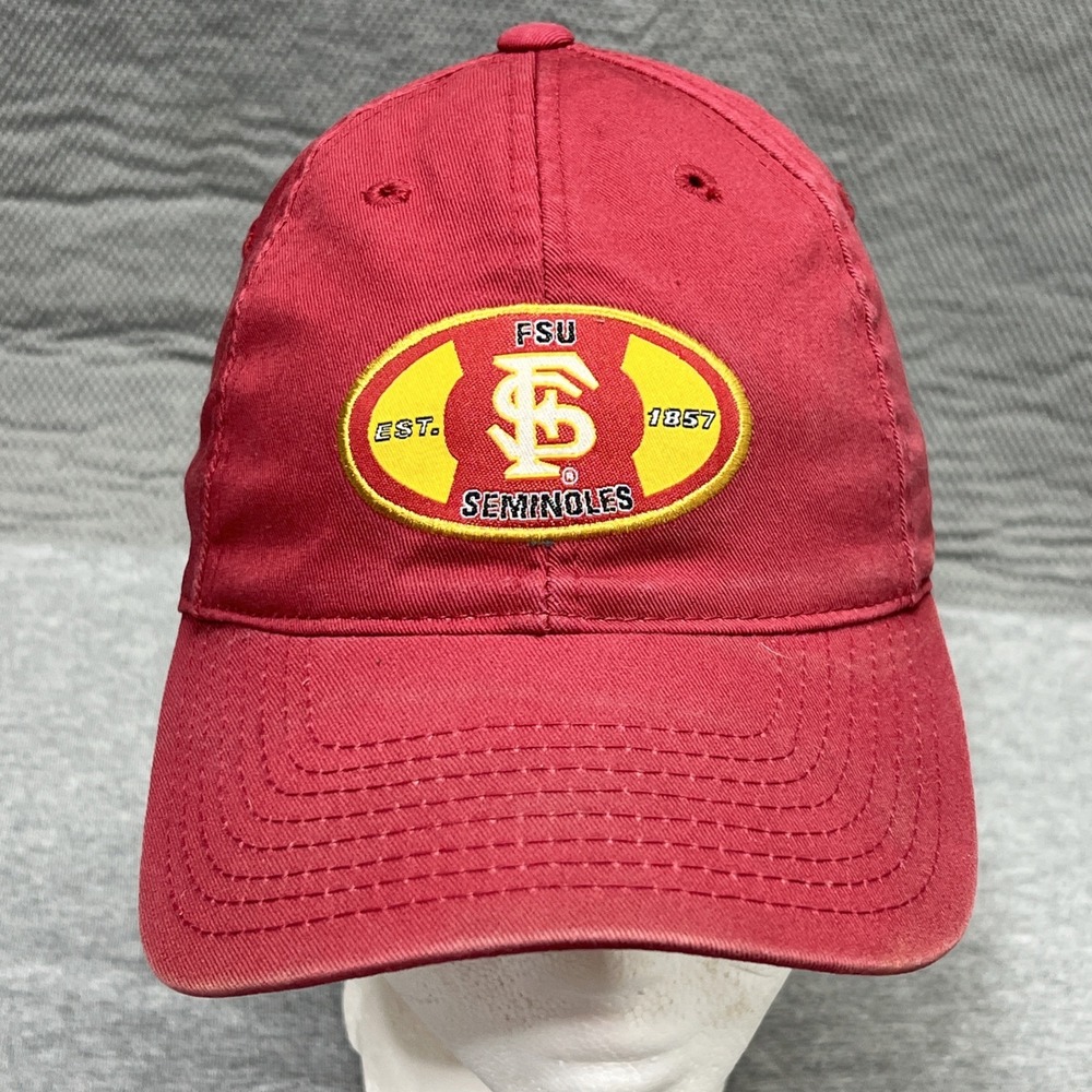 Florida State Seminoles Hat Vintage Red Captivating Headgear Strap Back OSFA